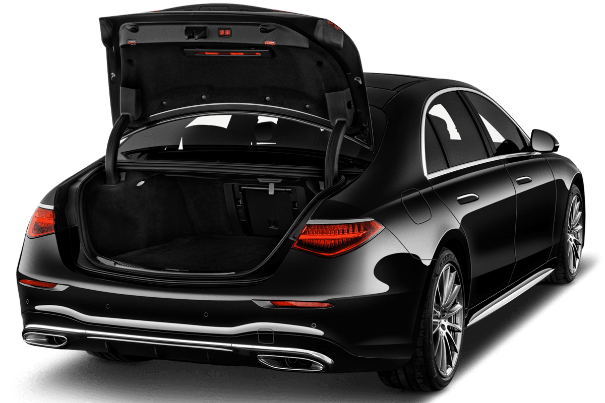 Kofferraum eines Mercedes S-Klasse Plug-in-Hybrid