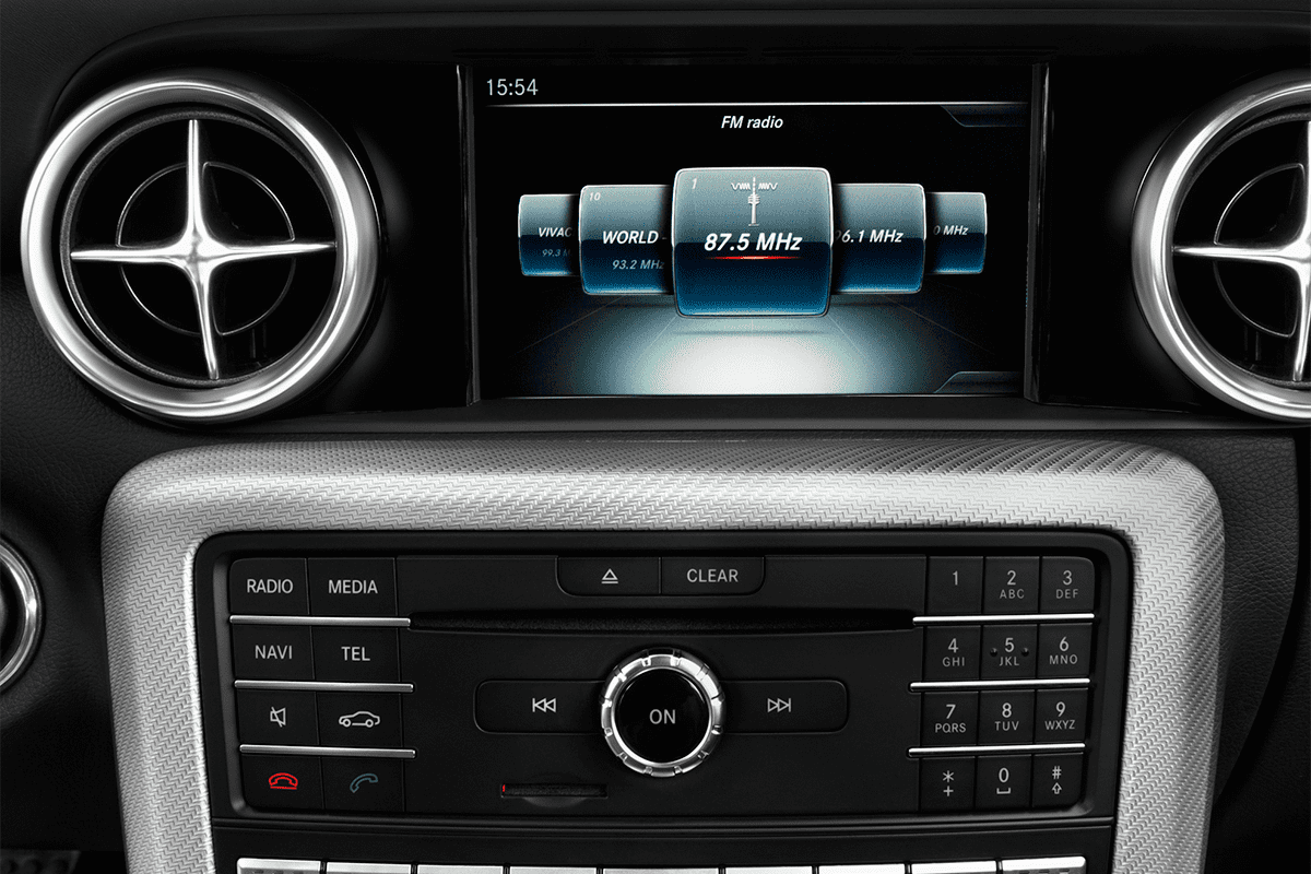 Audiosystem eines Mercedes SLC