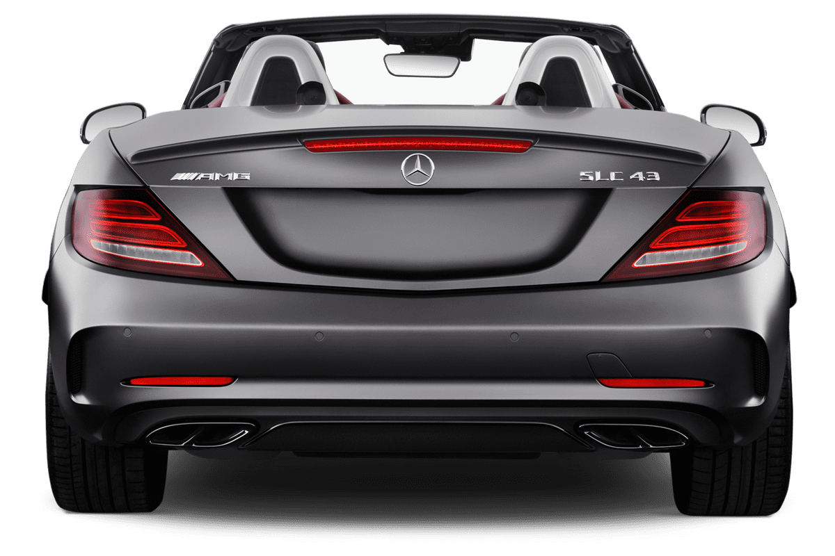 Heckansicht eines Mercedes SLC