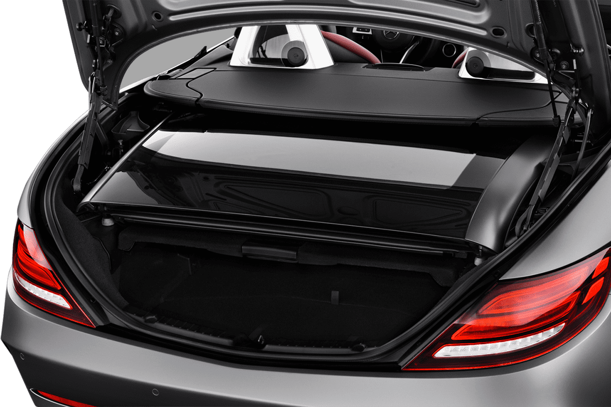 Kofferraum eines Mercedes SLC