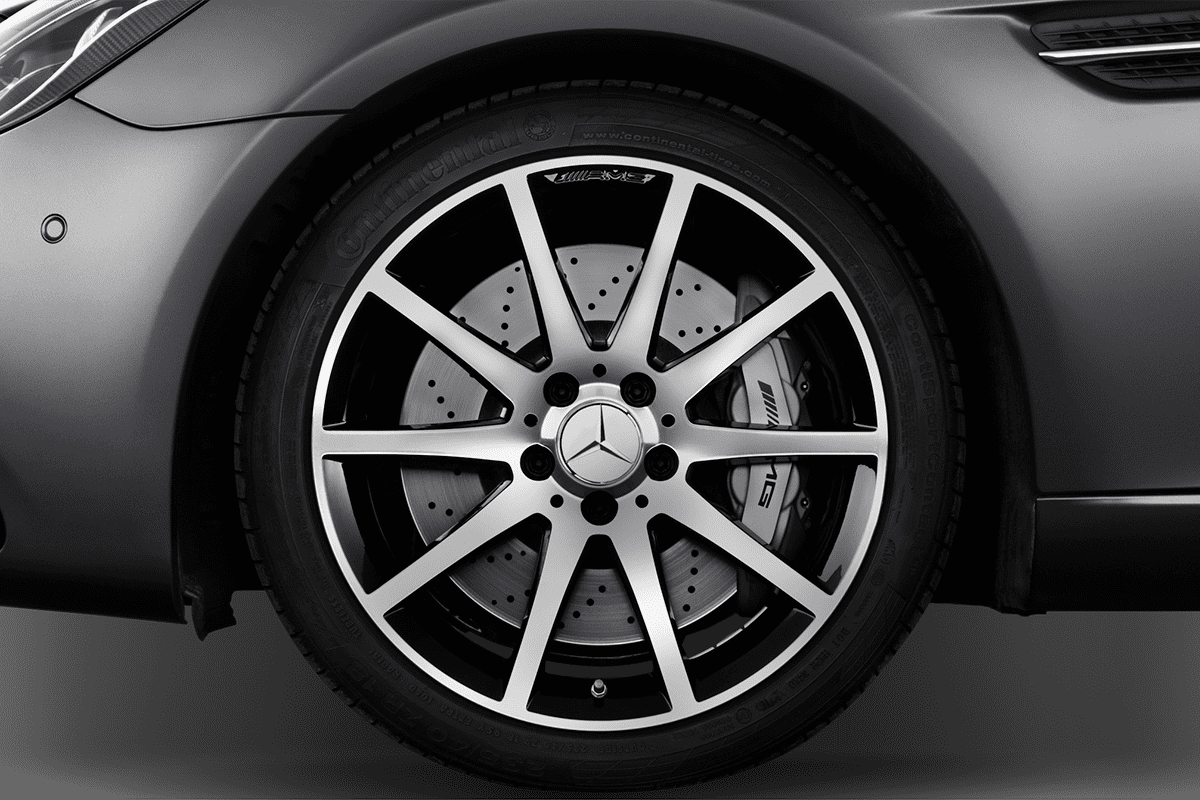 Radkappe oder Felge eines Mercedes SLC