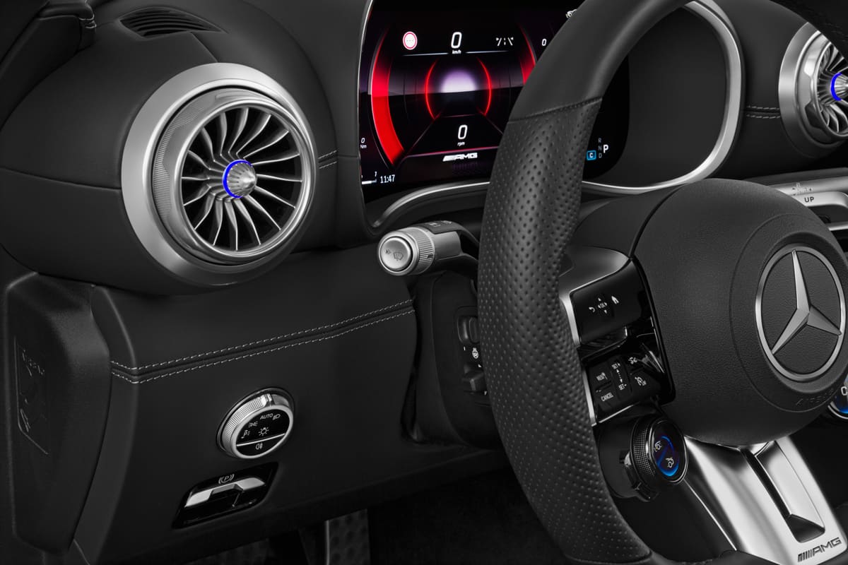 Lüftung eines Mercedes AMG SL Roadster