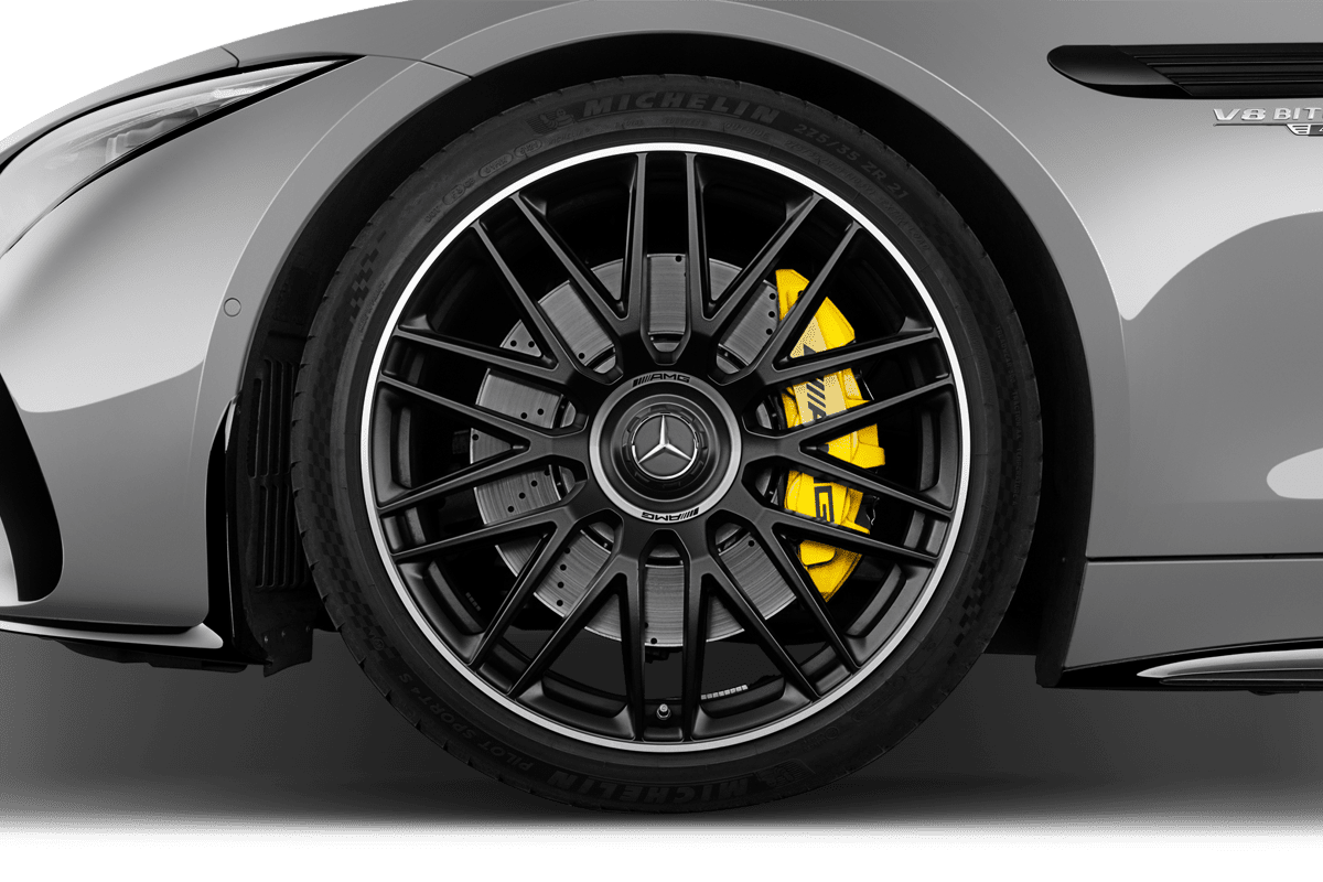 Radkappe oder Felge eines Mercedes AMG SL Roadster