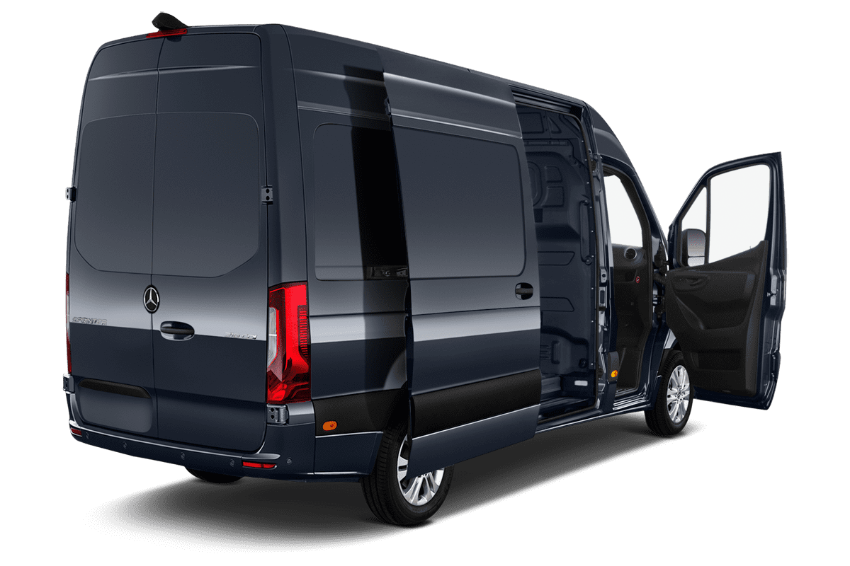 Türen eines Mercedes Sprinter Kastenwagen