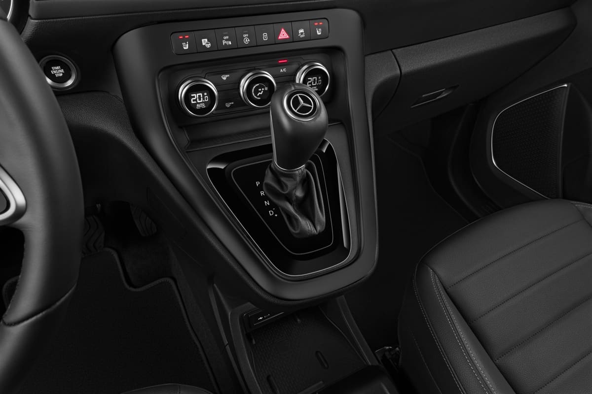 Schaltknüppel eines Mercedes T-Klasse