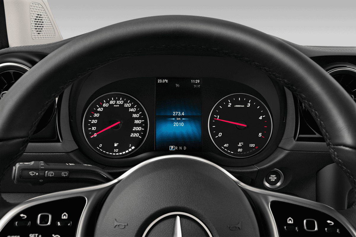 Kombiinstrument eines Mercedes T-Klasse