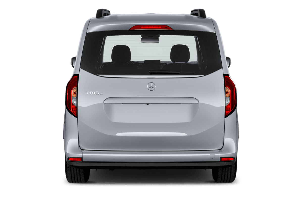 Heckansicht eines Mercedes T-Klasse