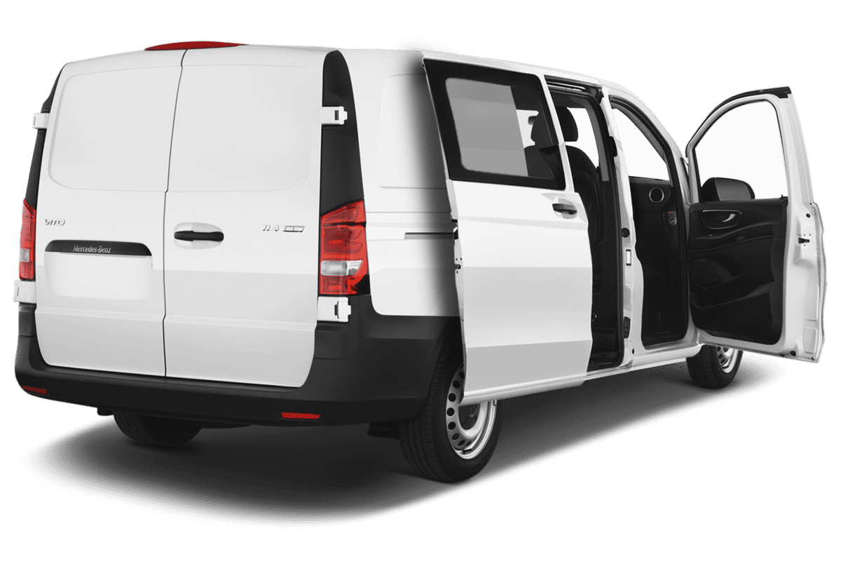 Türen eines Mercedes Vito Kastenwagen