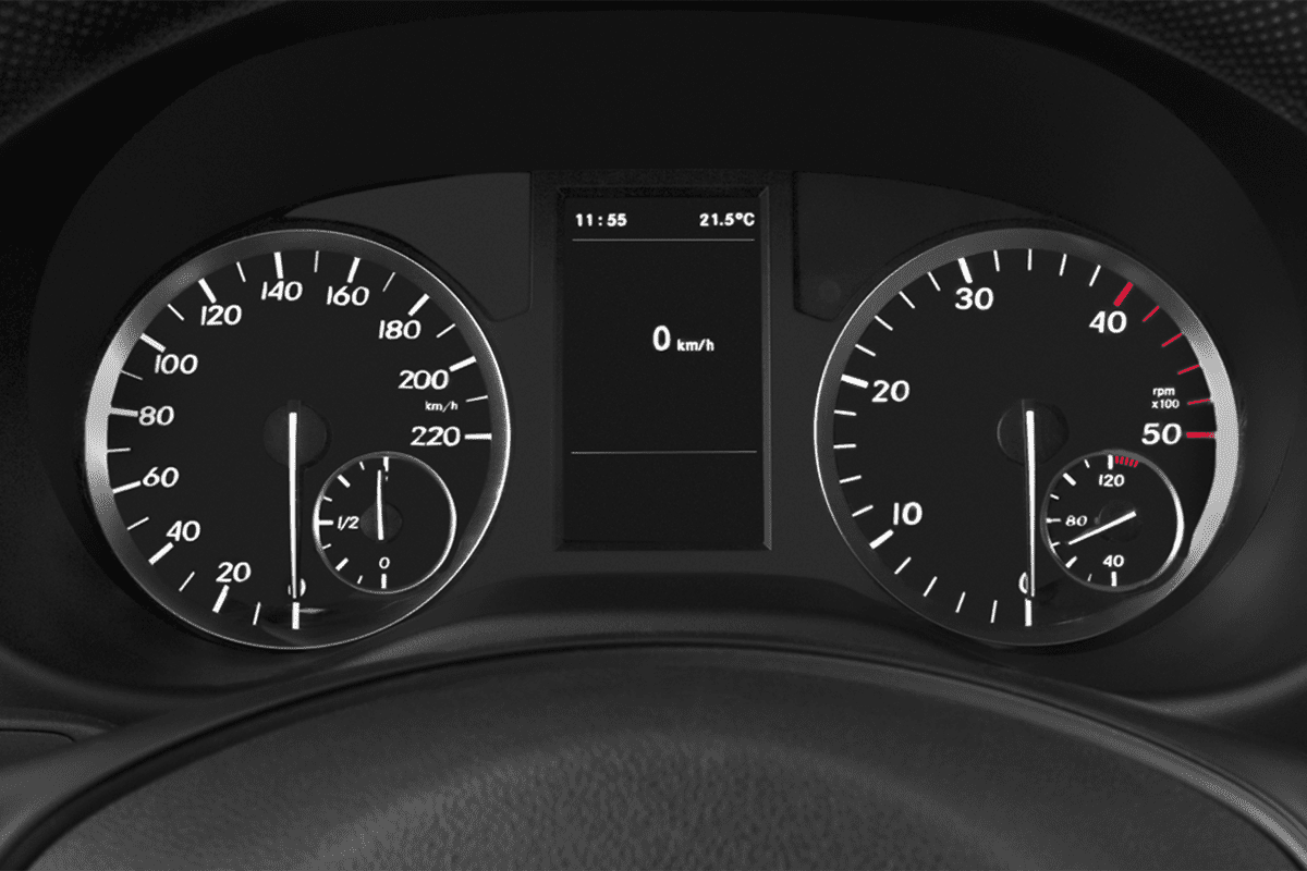 Kombiinstrument eines Mercedes Vito Kastenwagen