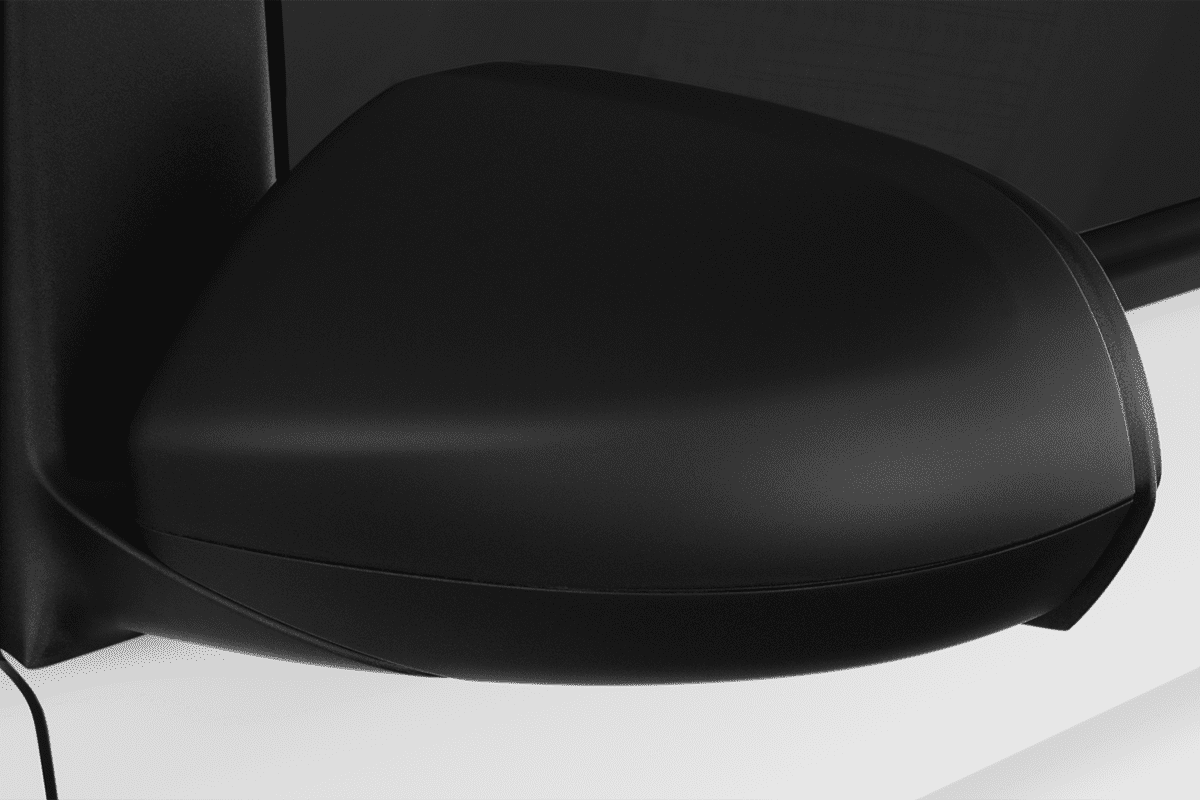 Rückspiegel eines Mercedes Vito Kastenwagen