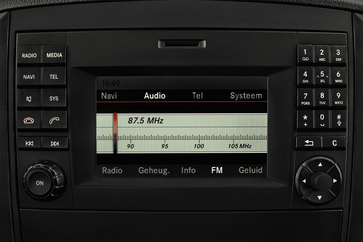 Audiosystem eines Mercedes eVito Tourer