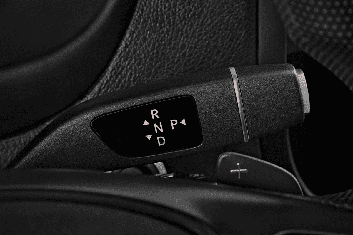 Schaltknüppel eines Mercedes eVito Tourer