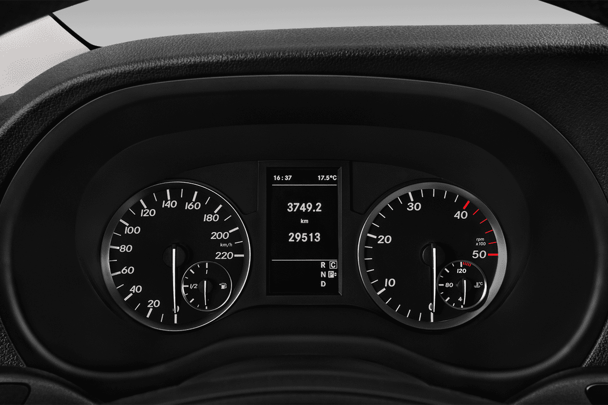 Kombiinstrument eines Mercedes eVito Tourer