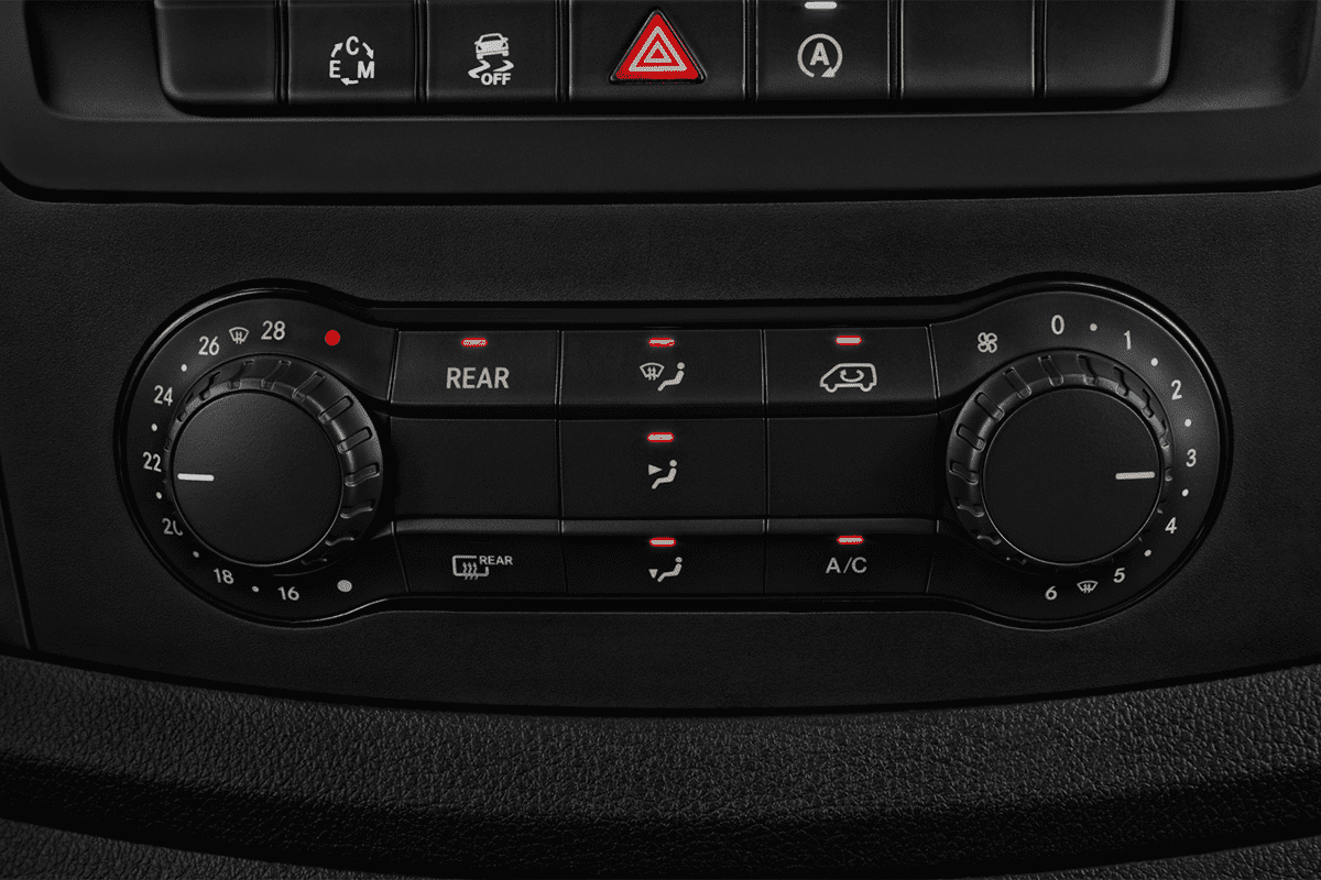 Klimasteuerung eines Mercedes eVito Tourer