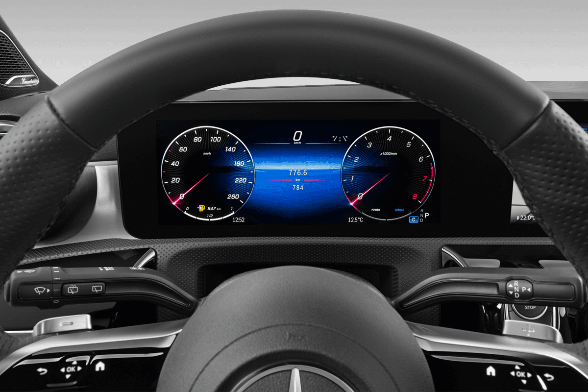 Kombiinstrument eines Mercedes A-Klasse