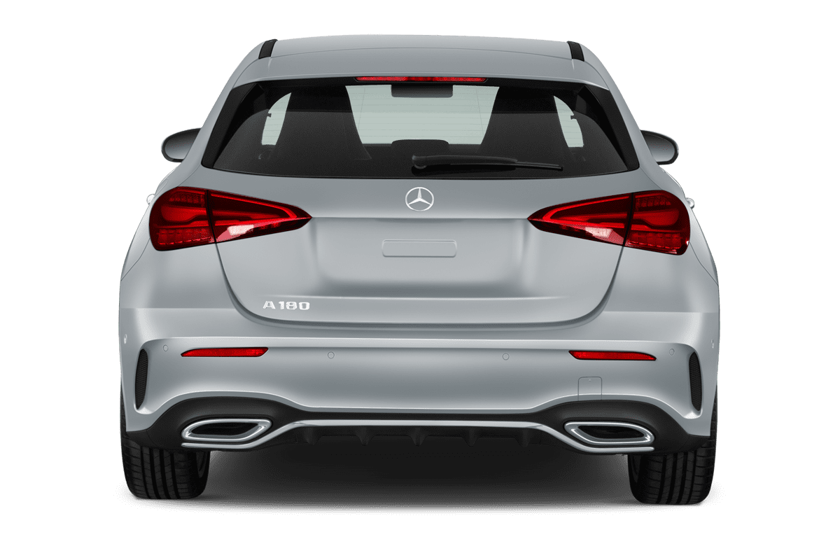 Heckansicht eines Mercedes A-Klasse