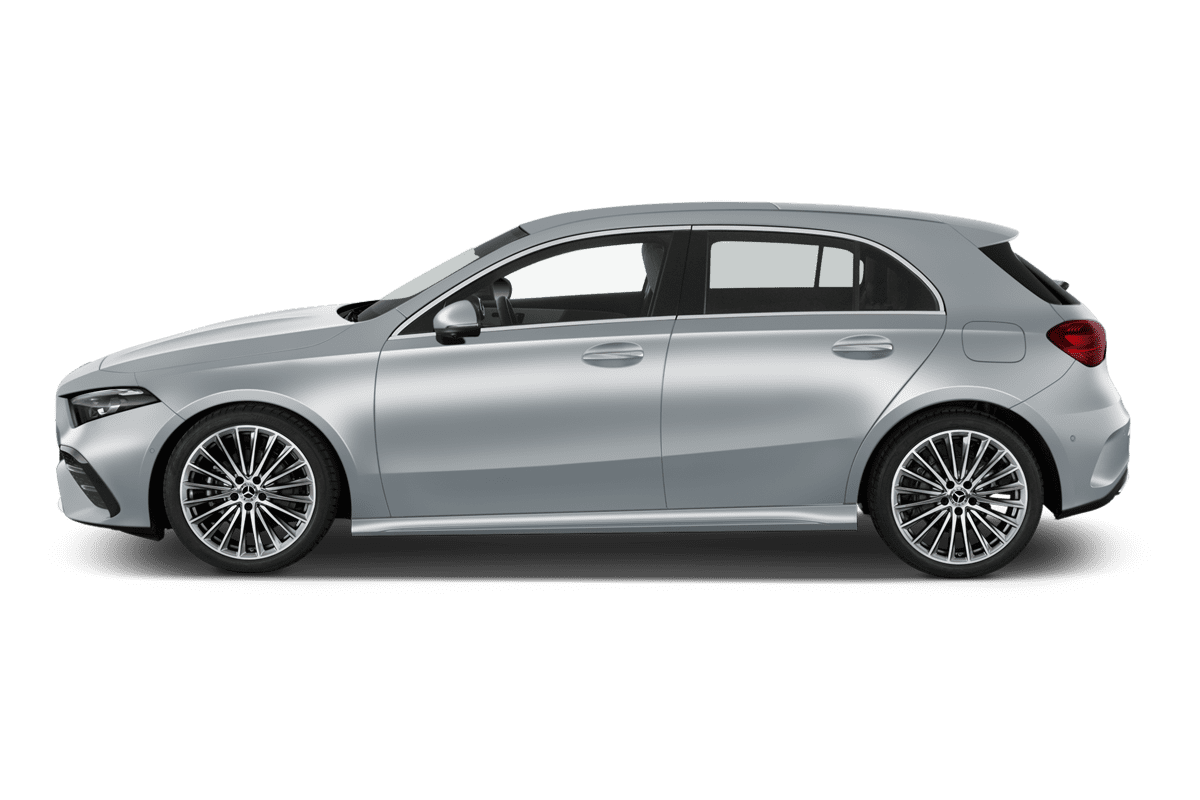 Seitenansicht eines Mercedes A-Klasse