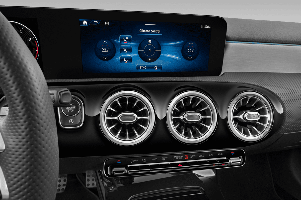 Klimasteuerung eines Mercedes A-Klasse