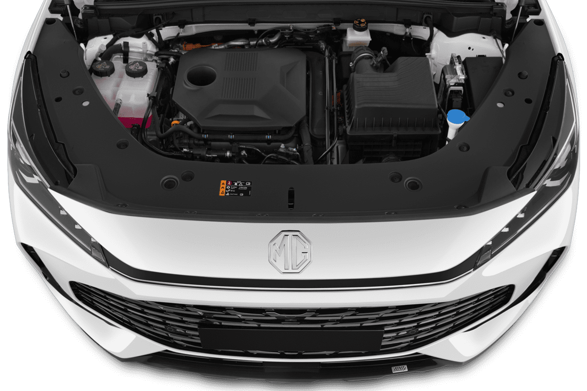 Motorraum eines MG EHS Plug-in-Hybrid
