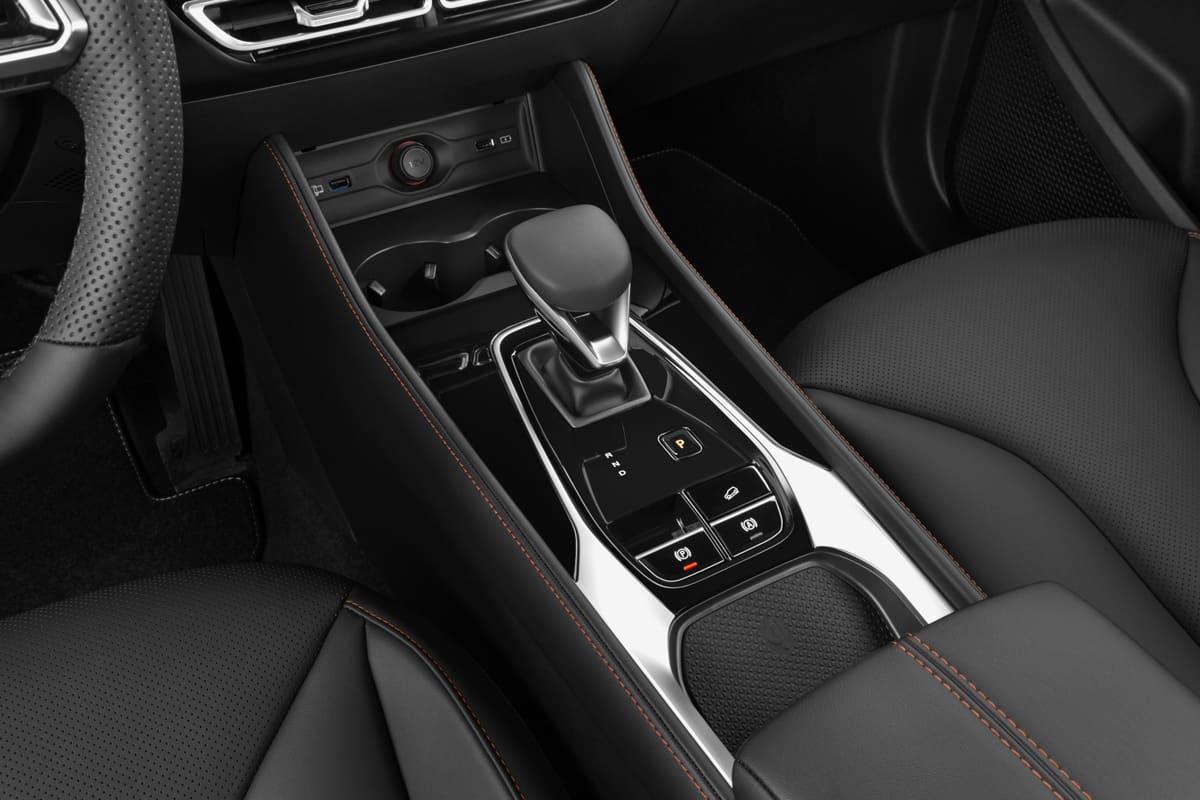 Schaltknüppel eines MG EHS Plug-in-Hybrid