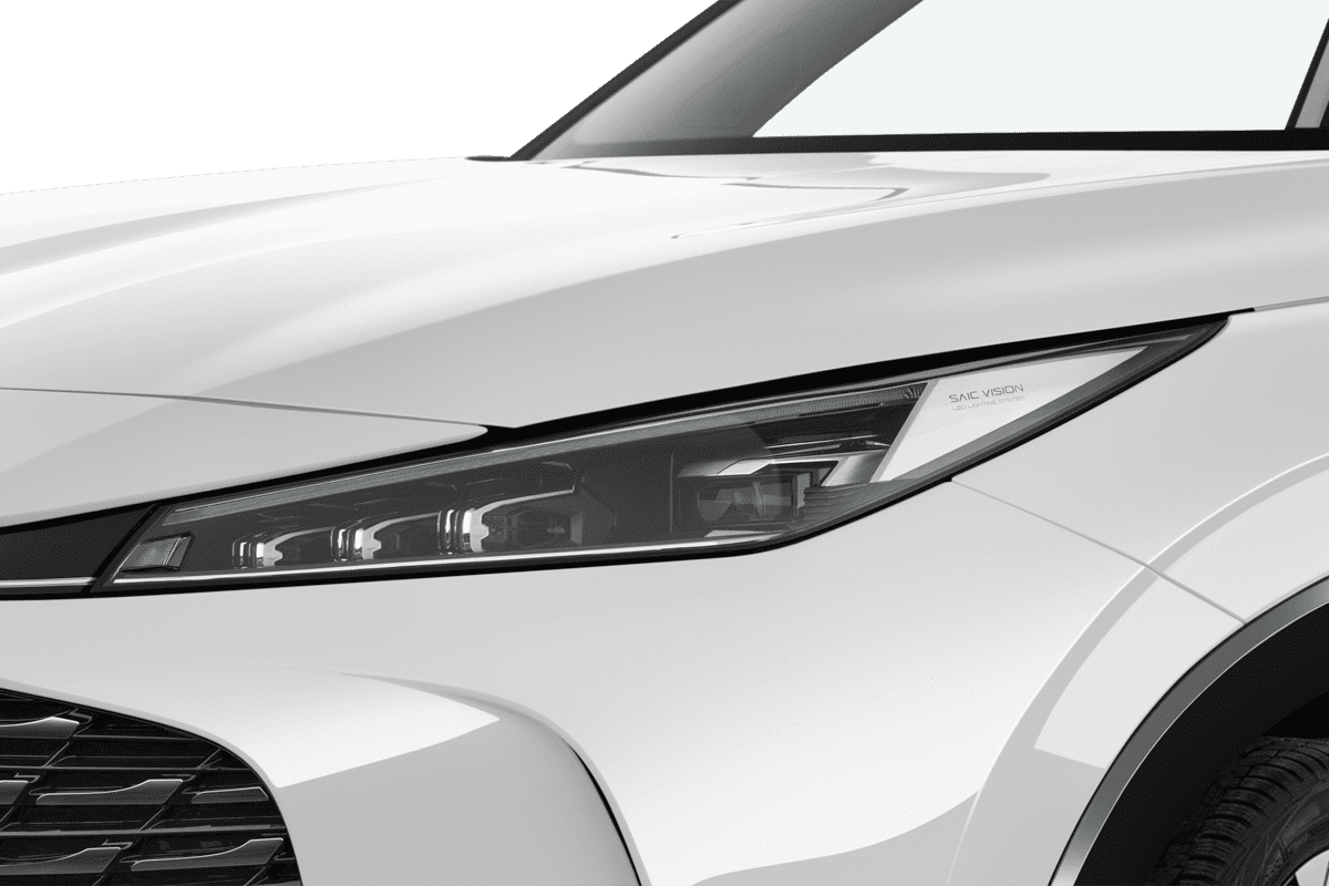 Frontscheinwerfer eines MG EHS Plug-in-Hybrid