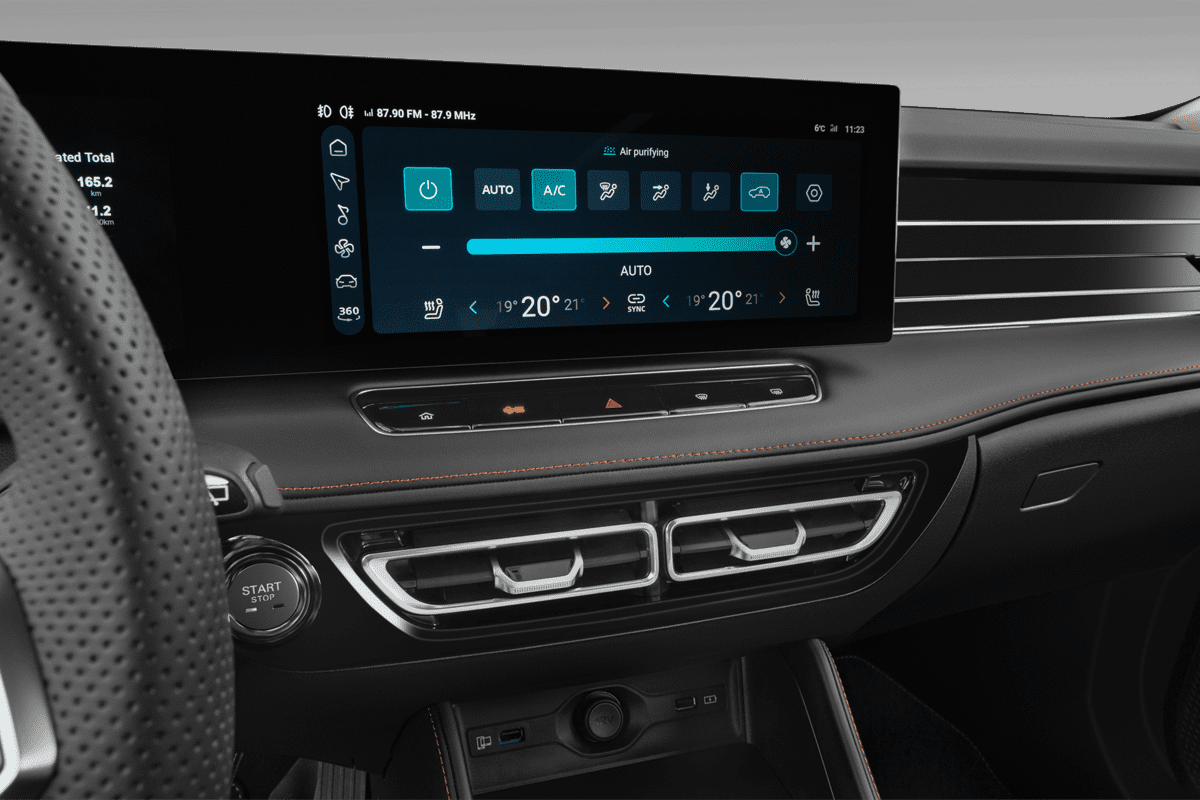 Klimasteuerung eines MG EHS Plug-in-Hybrid