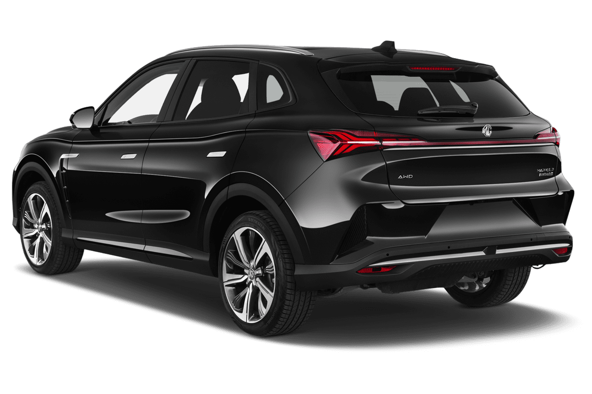 Schräge Heckansicht eines MG Marvel R, freigestellt