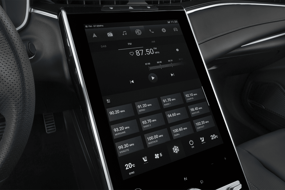 Audiosystem eines MG Marvel R