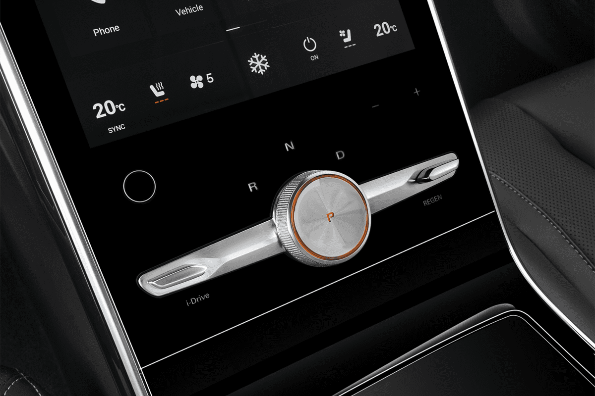 Schaltknüppel eines MG Marvel R