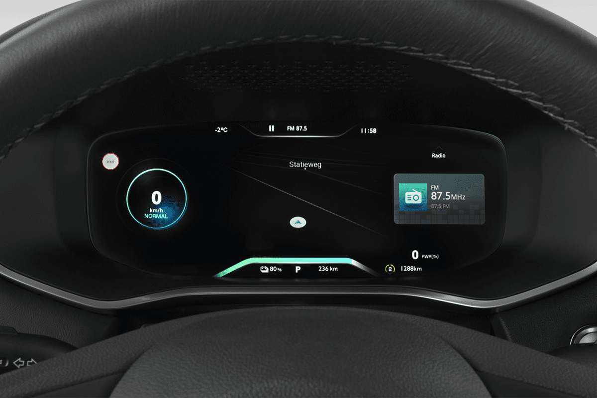 Kombiinstrument eines MG Marvel R