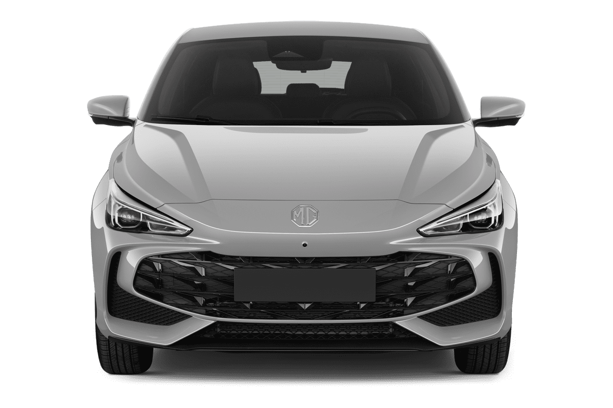 Frontansicht eines MG MG3, freigestellt