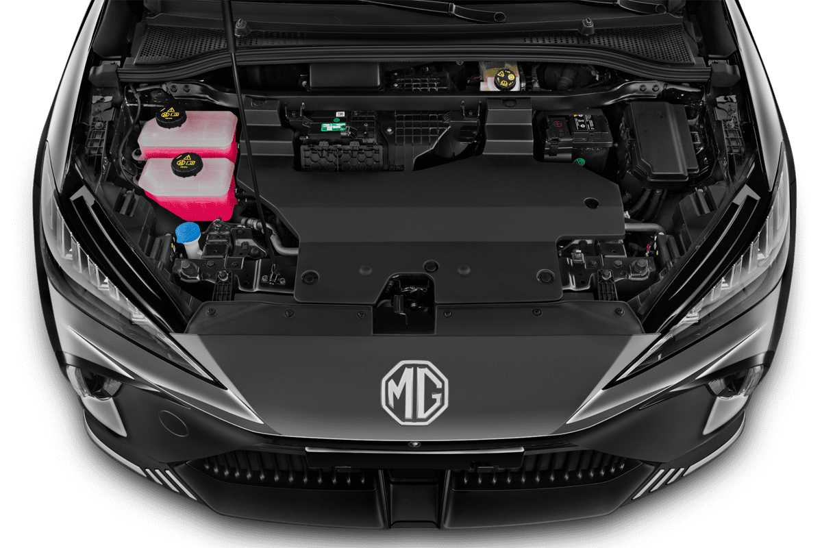 Motorraum eines MG MG4