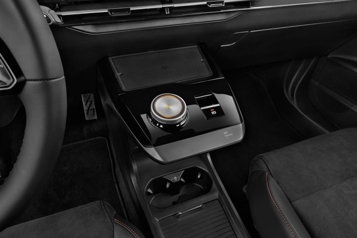 Schaltknüppel eines MG MG4