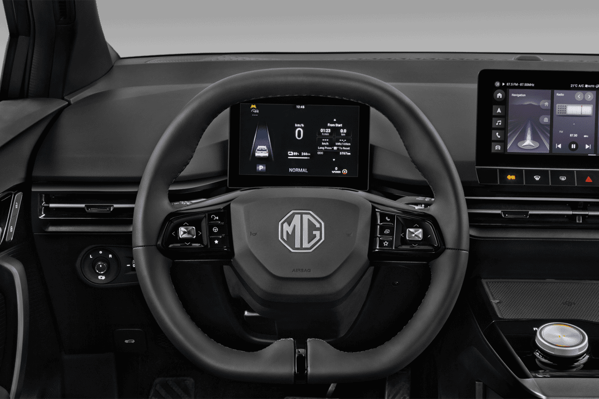 Lenkrad eines MG MG4