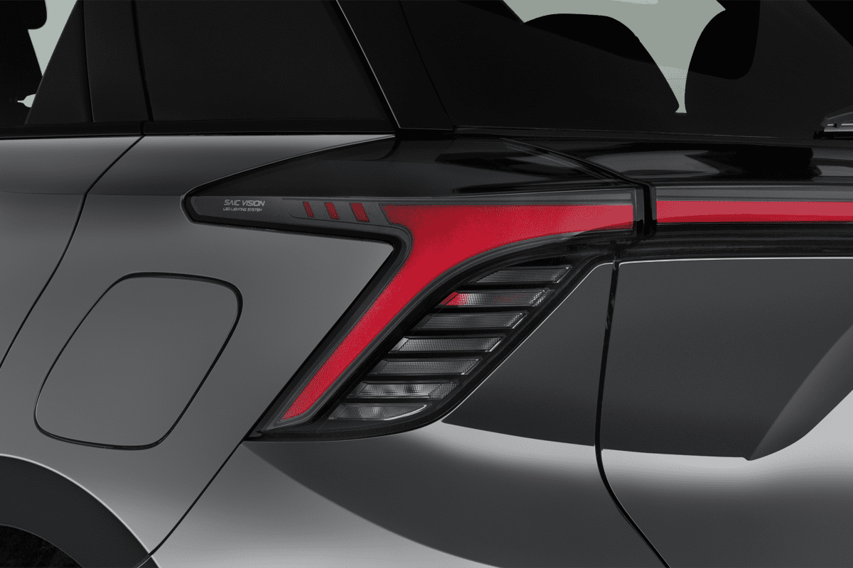 Heckleuchten eines MG MG4