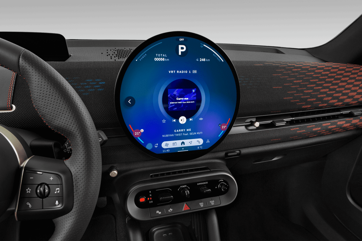 Audiosystem eines MINI Aceman 