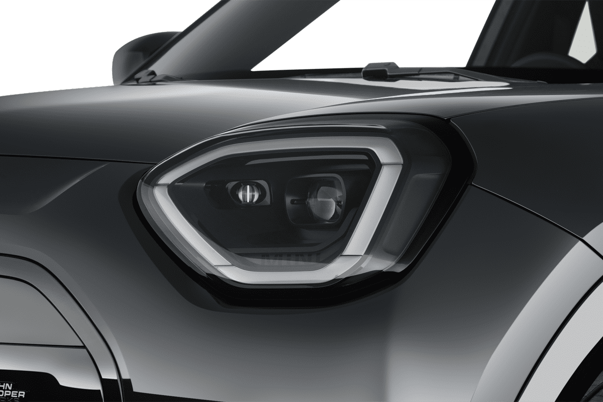 Frontscheinwerfer eines MINI Aceman 