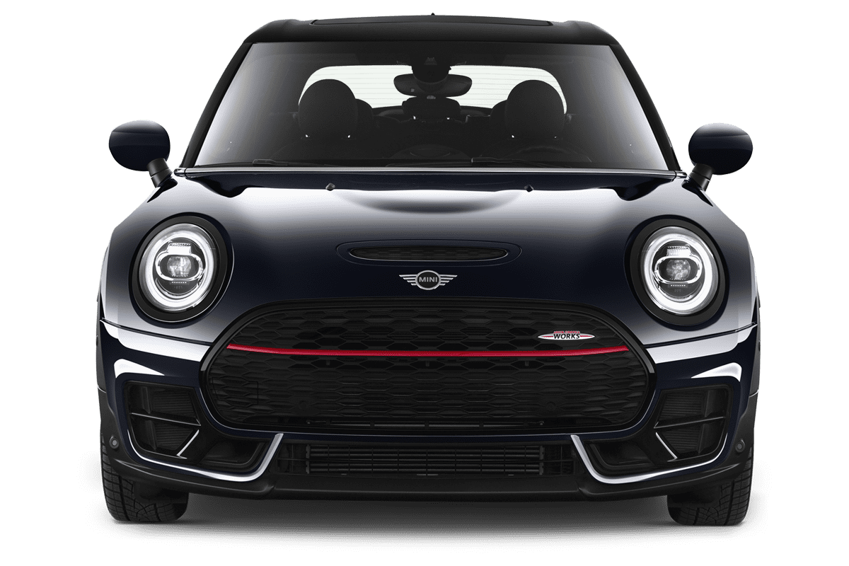 Frontansicht eines MINI Clubman John Cooper Works, freigestellt