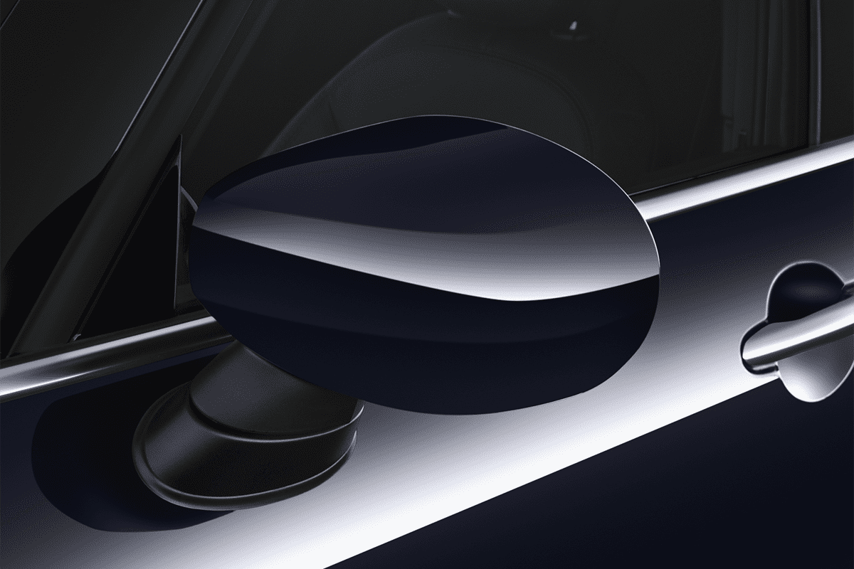 Rückspiegel eines MINI Clubman John Cooper Works