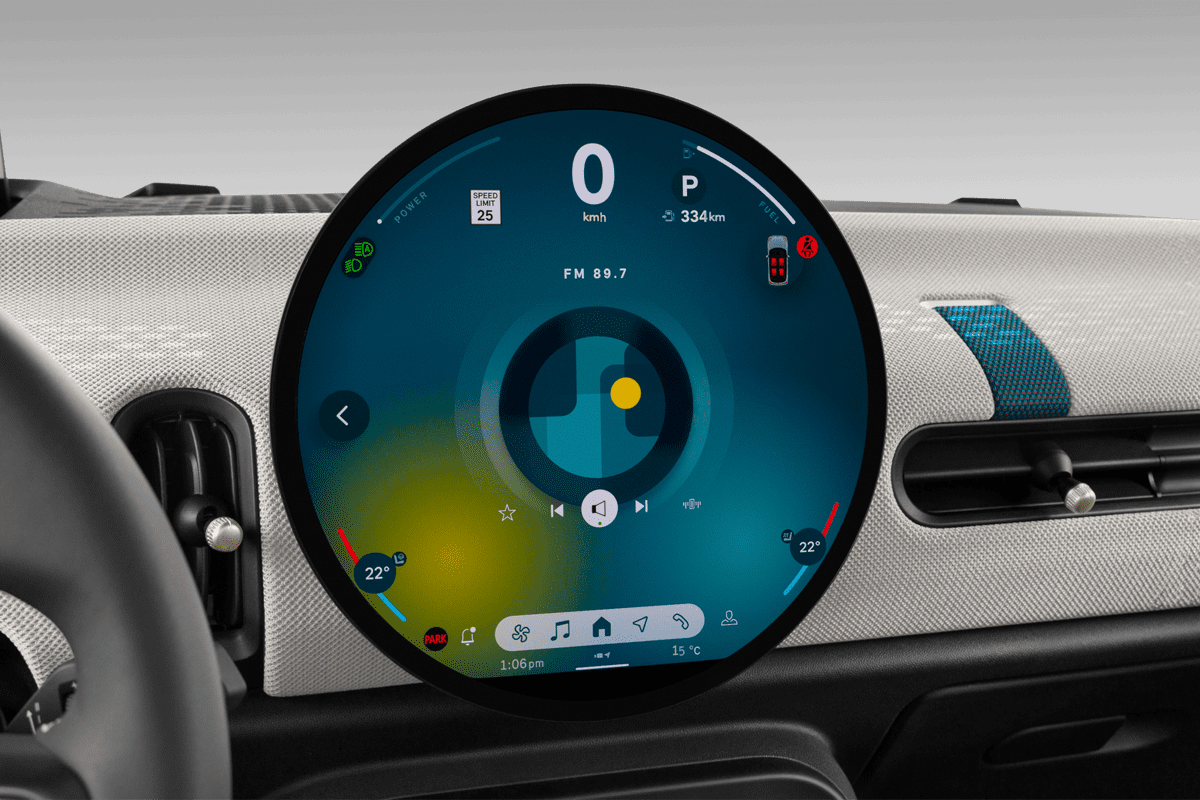 Audiosystem eines MINI Cooper 3-Türer