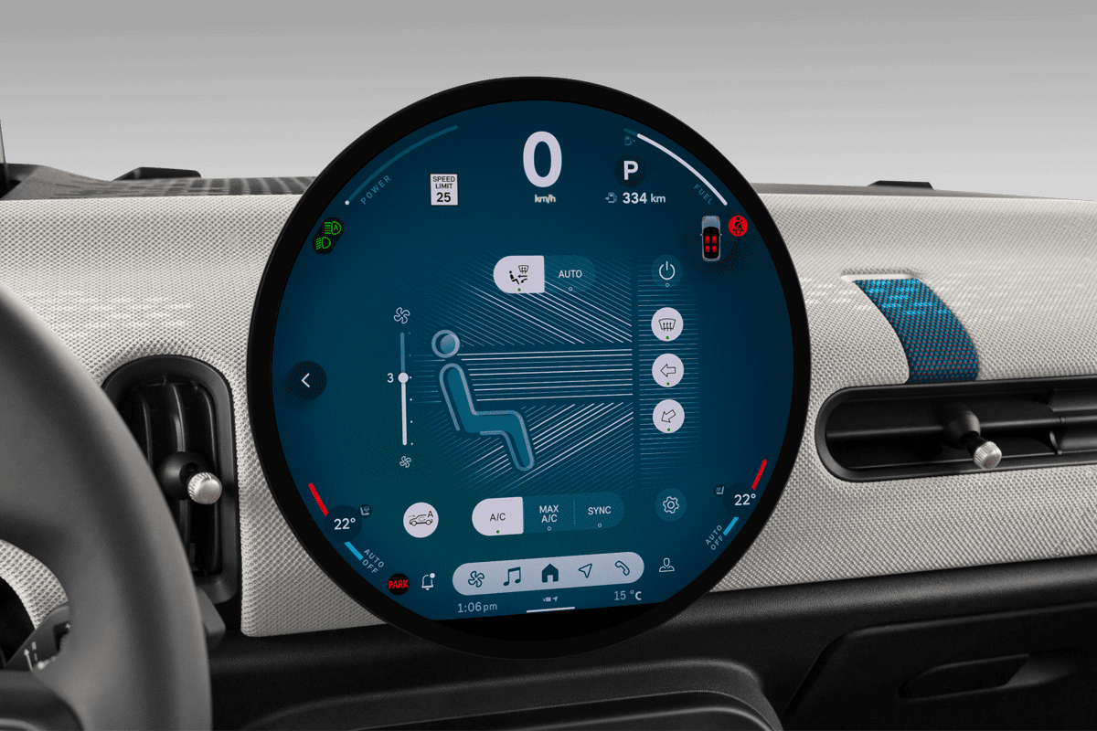 Klimasteuerung eines MINI Cooper 3-Türer