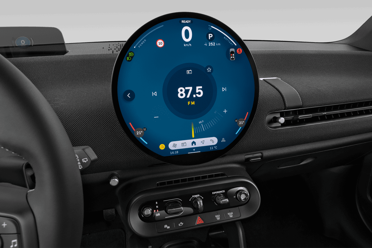 Audiosystem eines MINI Cooper Electric 