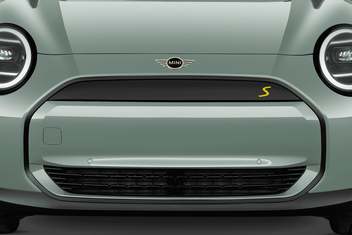Kühlergrill eines MINI Cooper Electric 