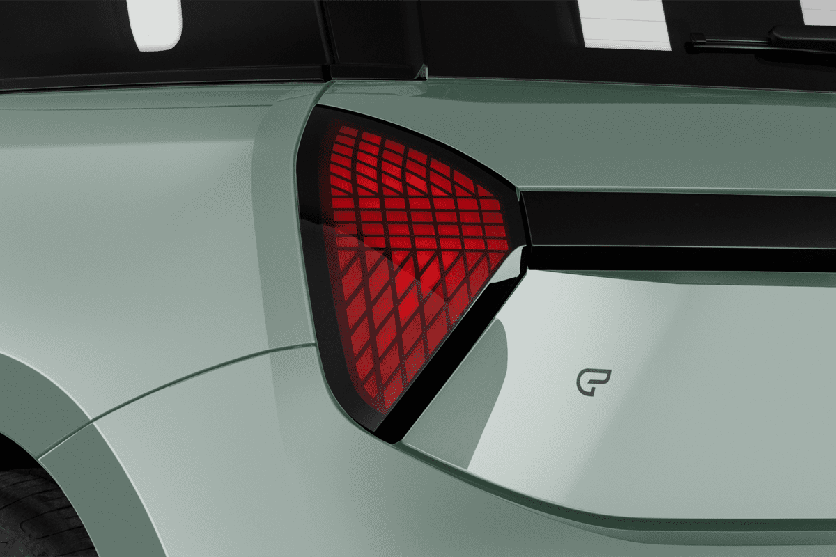 Heckleuchten eines MINI Cooper Electric 