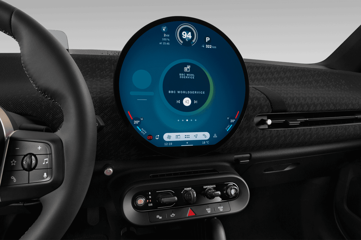 Audiosystem eines MINI Cooper Electric 