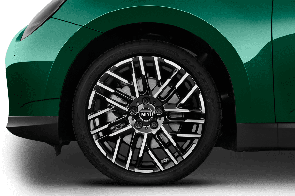 Radkappe oder Felge eines MINI Cooper Electric 