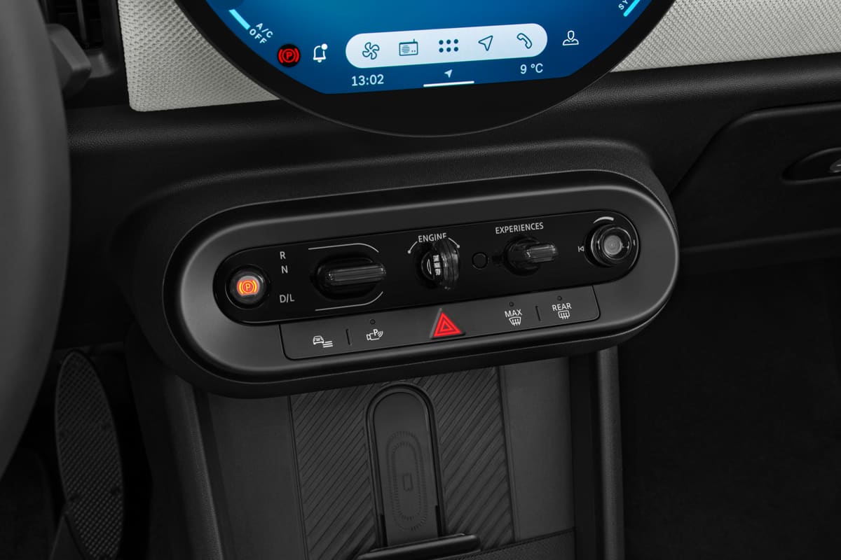 Schaltknüppel eines MINI Cooper Cabrio 