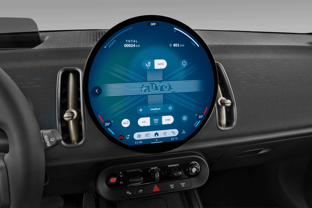 Klimasteuerung eines MINI Countryman