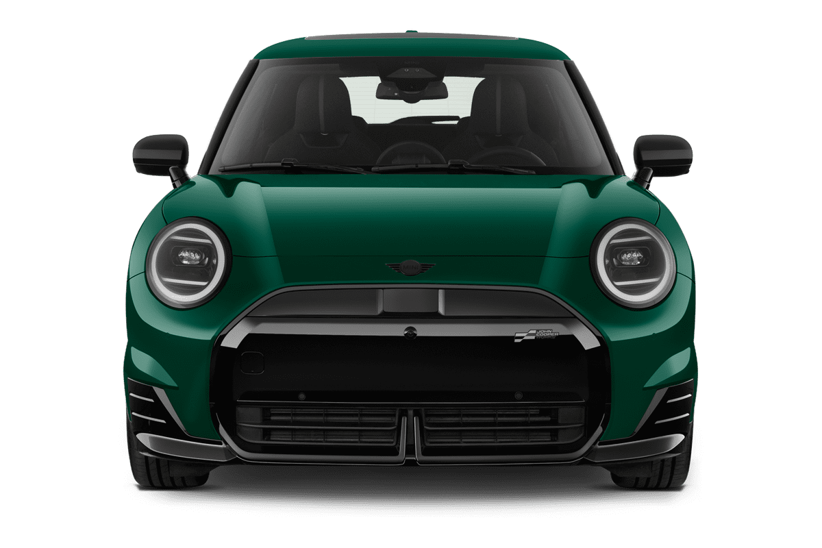 Frontansicht eines MINI Countryman Electric, freigestellt