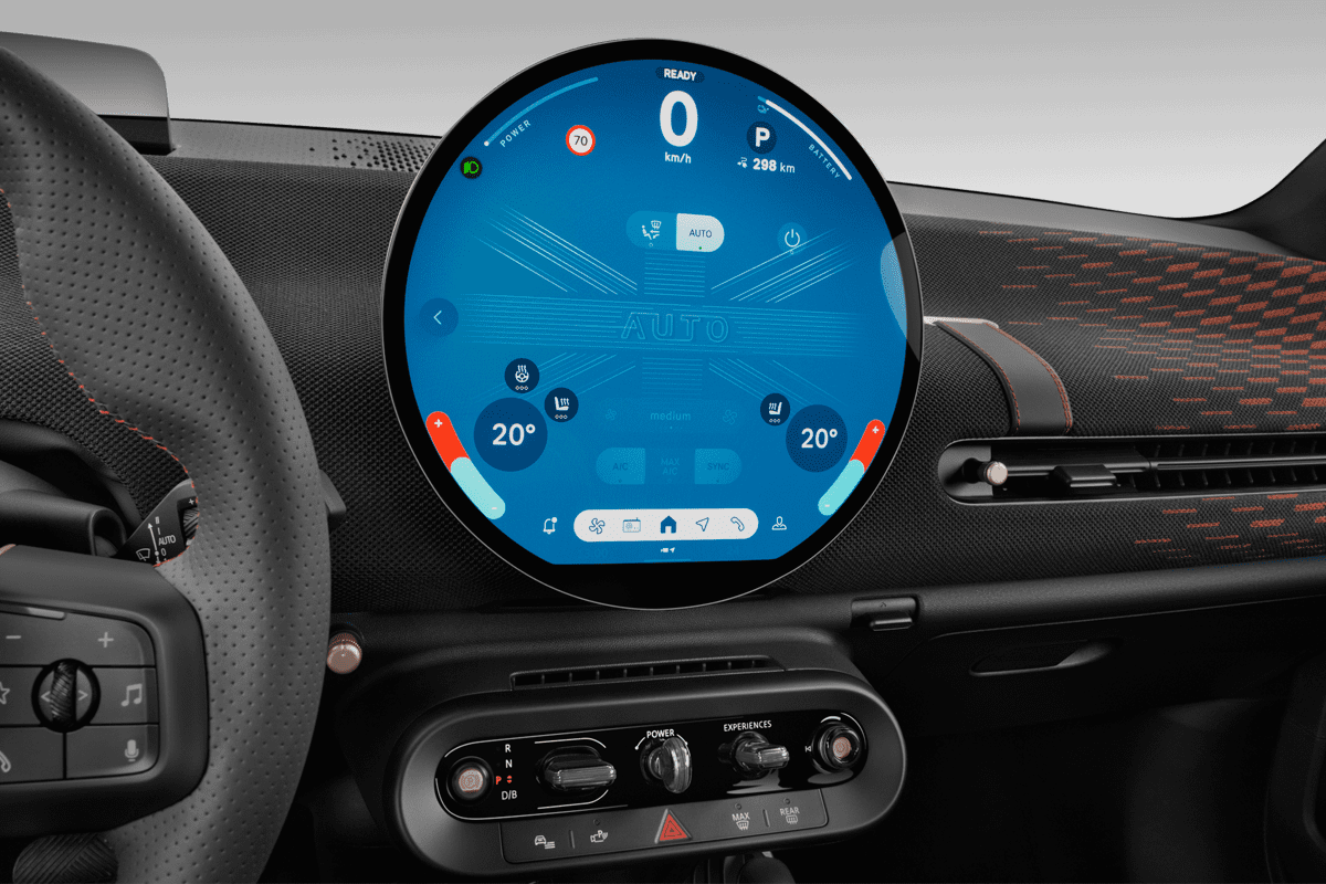 Klimasteuerung eines MINI Countryman Electric